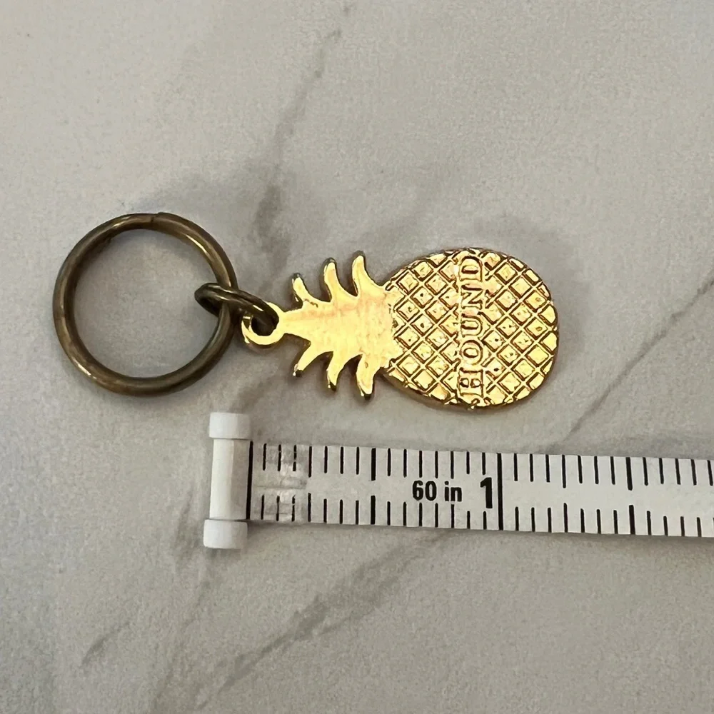 Adorable Hound Collection Gold Pineapple Charm